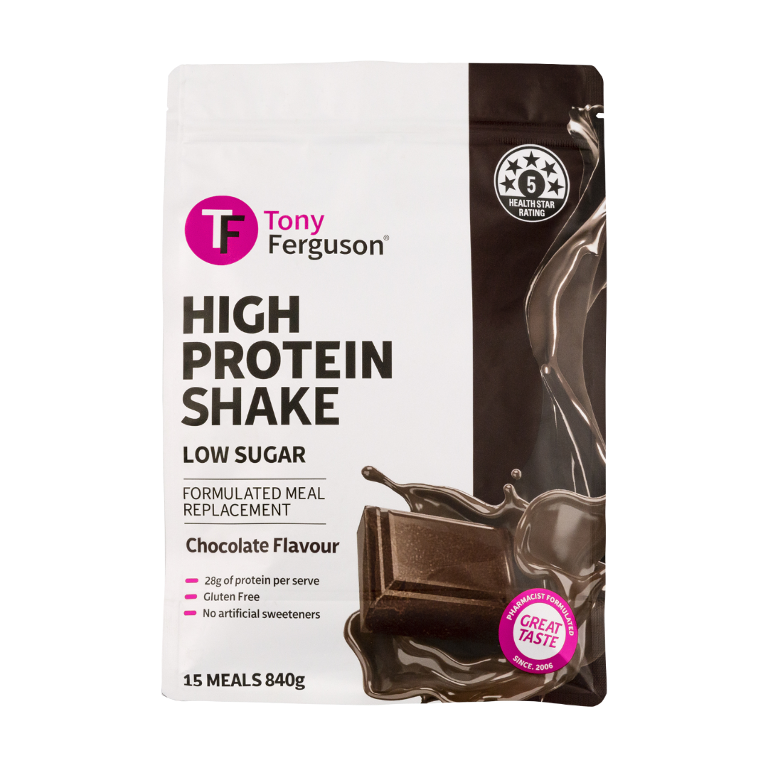 Tony Ferguson High Protein Shake 840g chocolate flavour