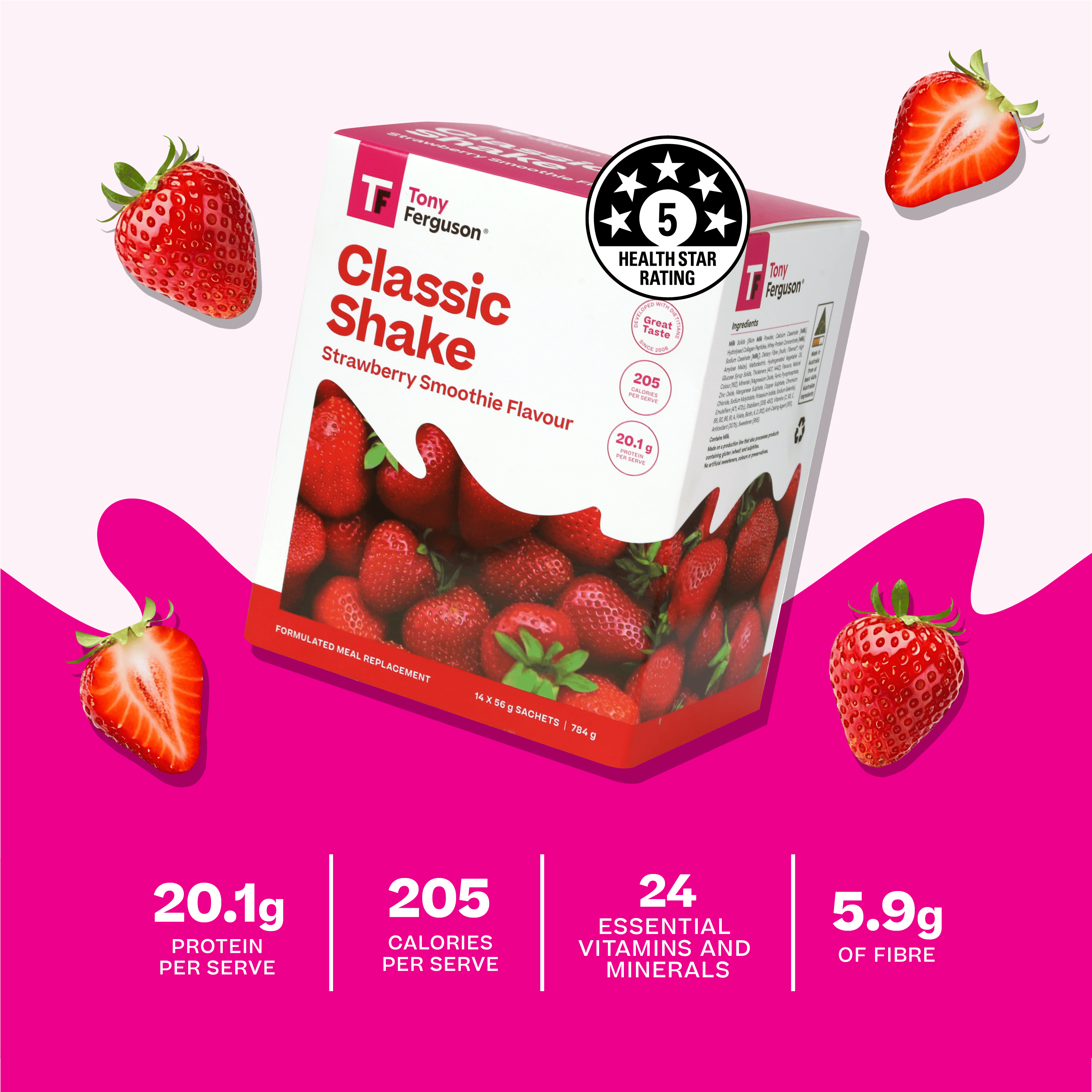 Strawberry Smoothie Classic Shake 14pk