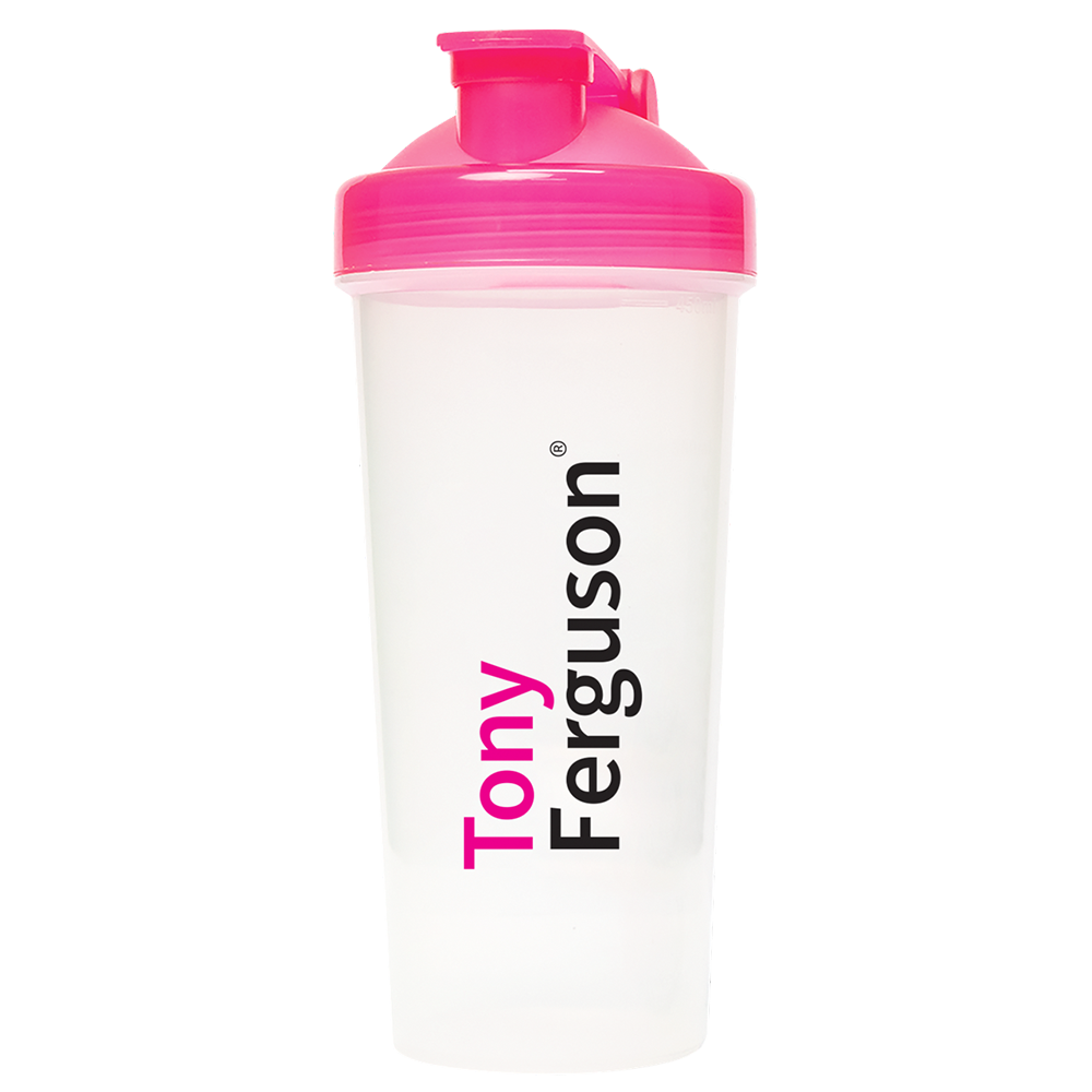 Tony Ferguson Pink Shaker 400ml Tony Ferguson Weight Loss Program
