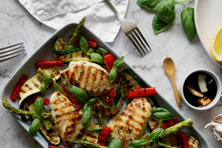 Chargrilled Chicken with Vegetables