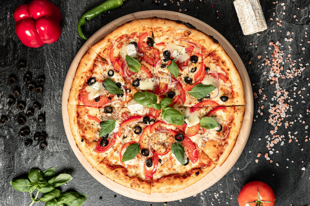 Chicken, Feta & Vegetable Pizza