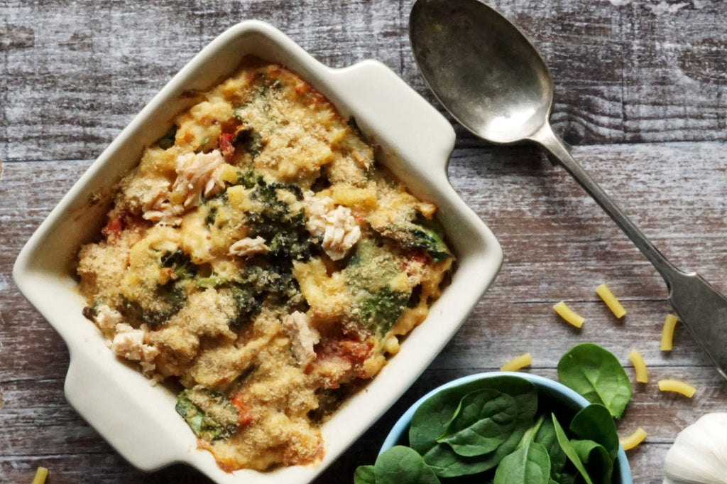 Creamy Salmon Bake