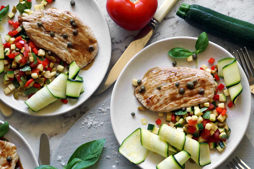 Pork Scaloppini with Salsa