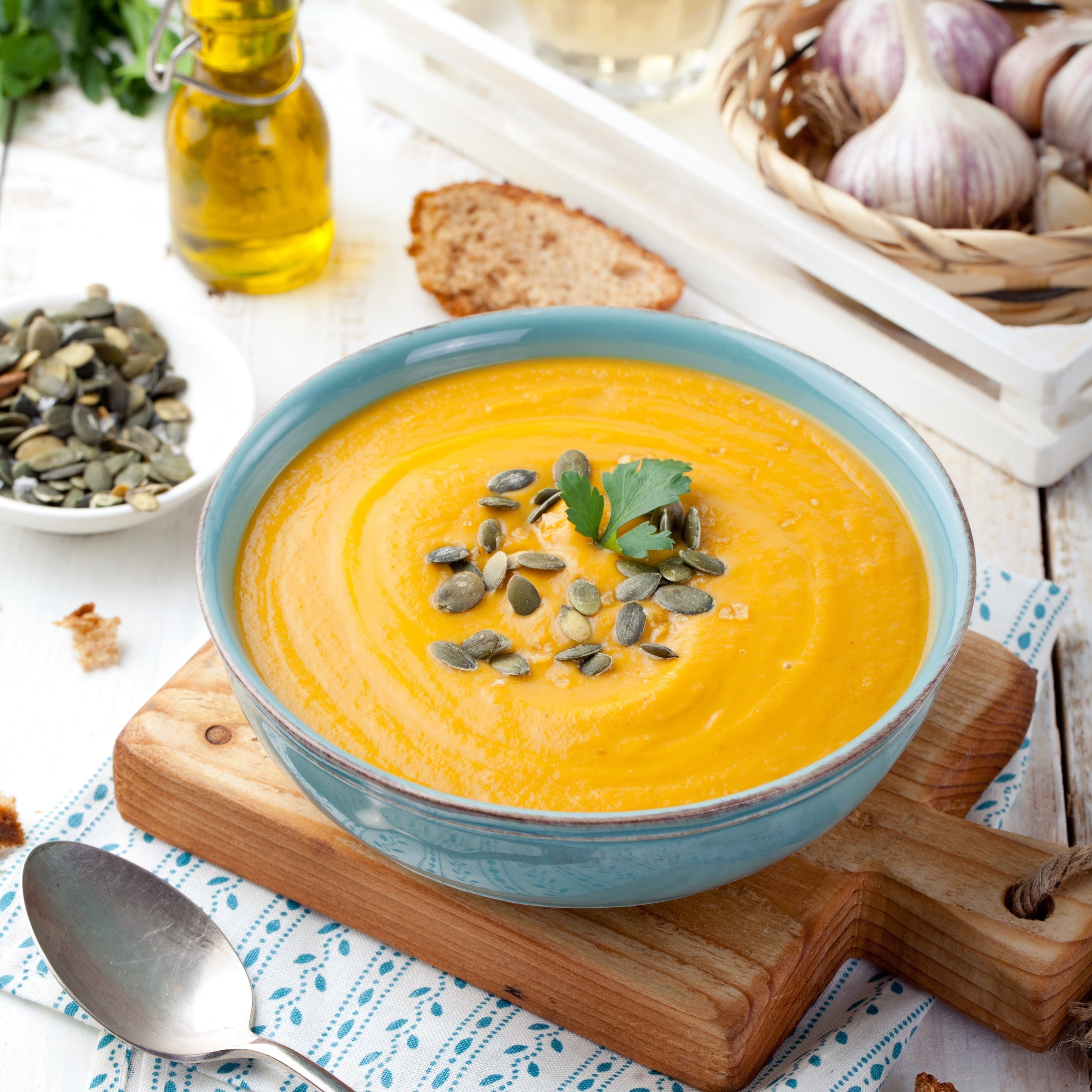 Roasted Pumpkin and Carrot Soup