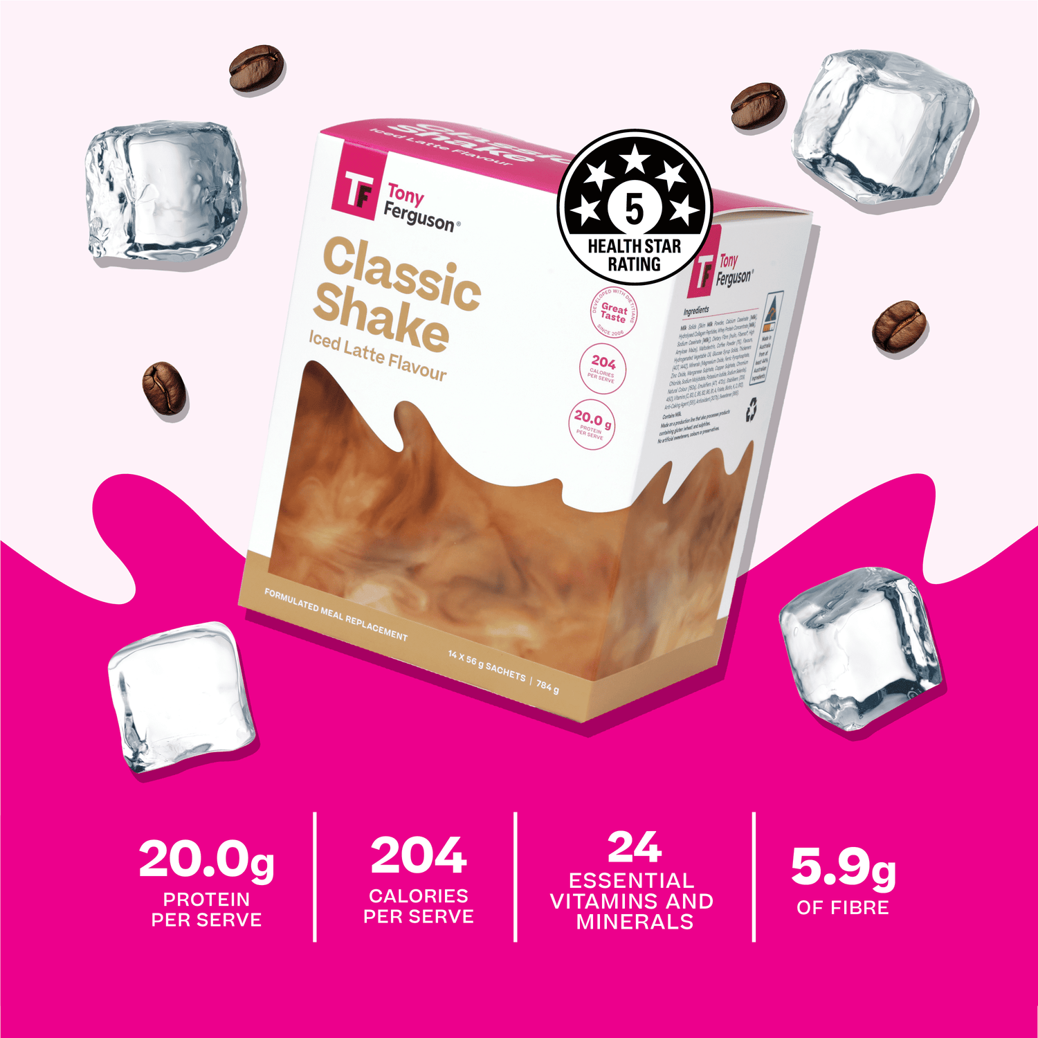 Iced Latte Classic Shake 14pk