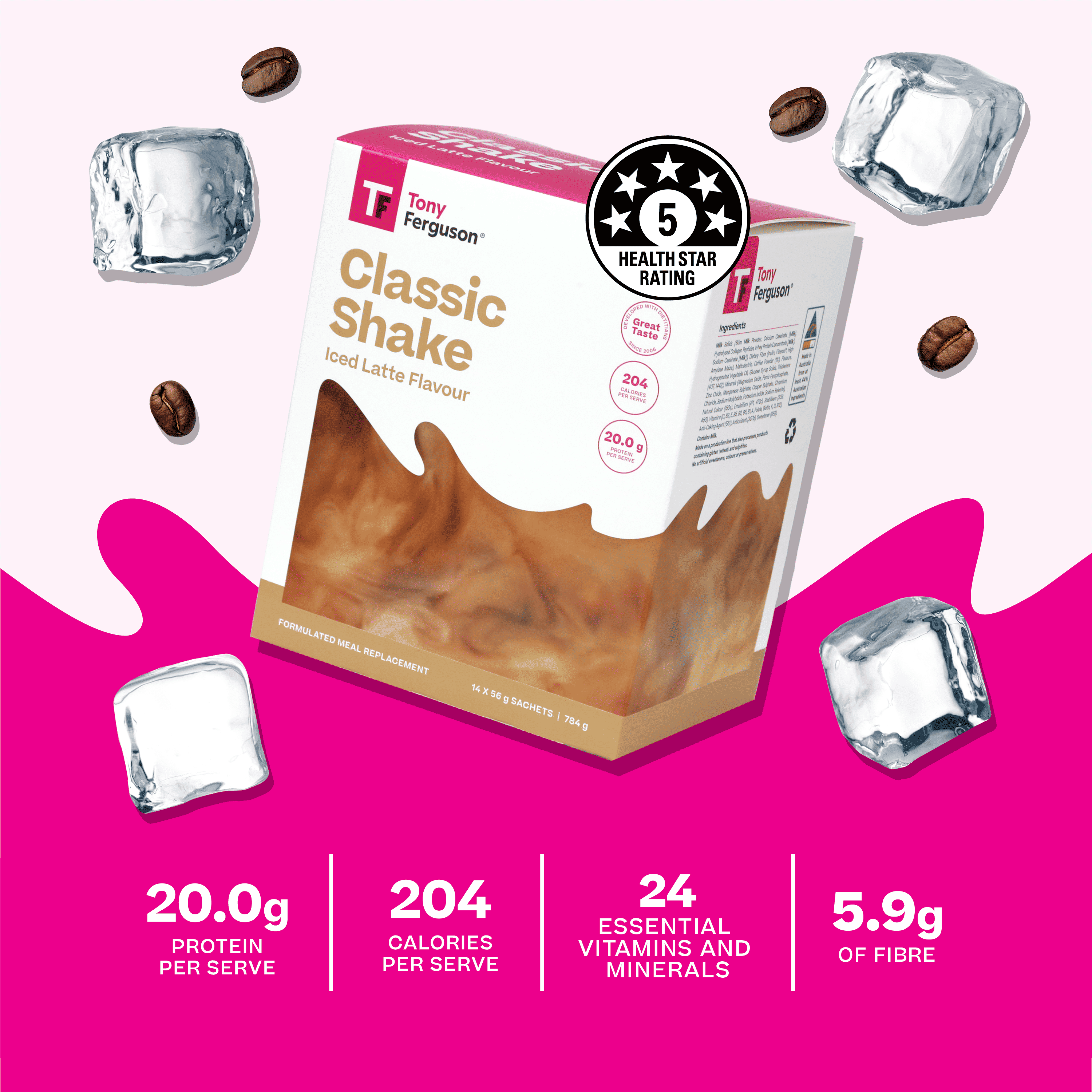 Iced Latte Classic Shake 14pk