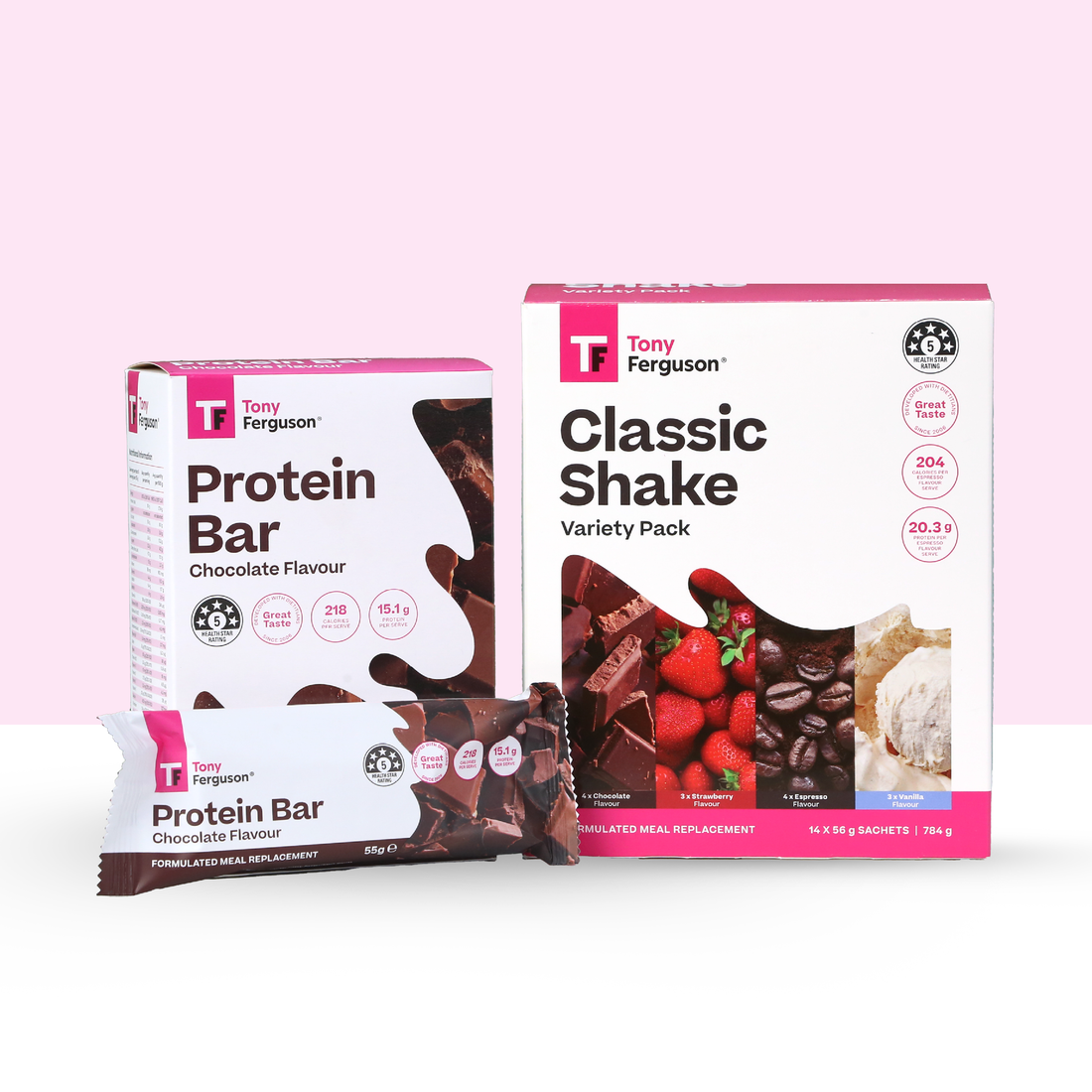 Starter Shake and Protein Bar Pack