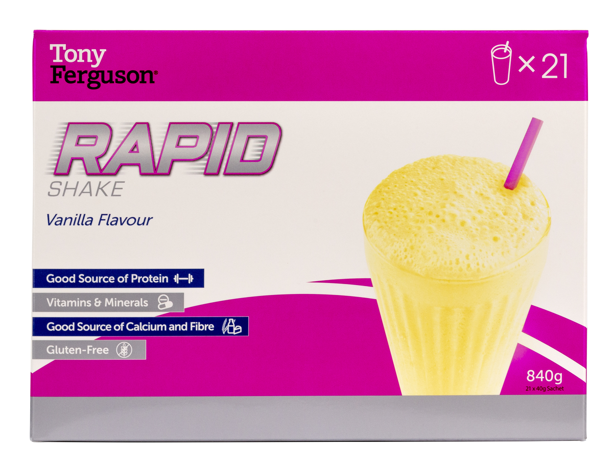 Vanilla RAPID Shake 21 Pack RAPID Weight Loss Shake Tony Ferguson